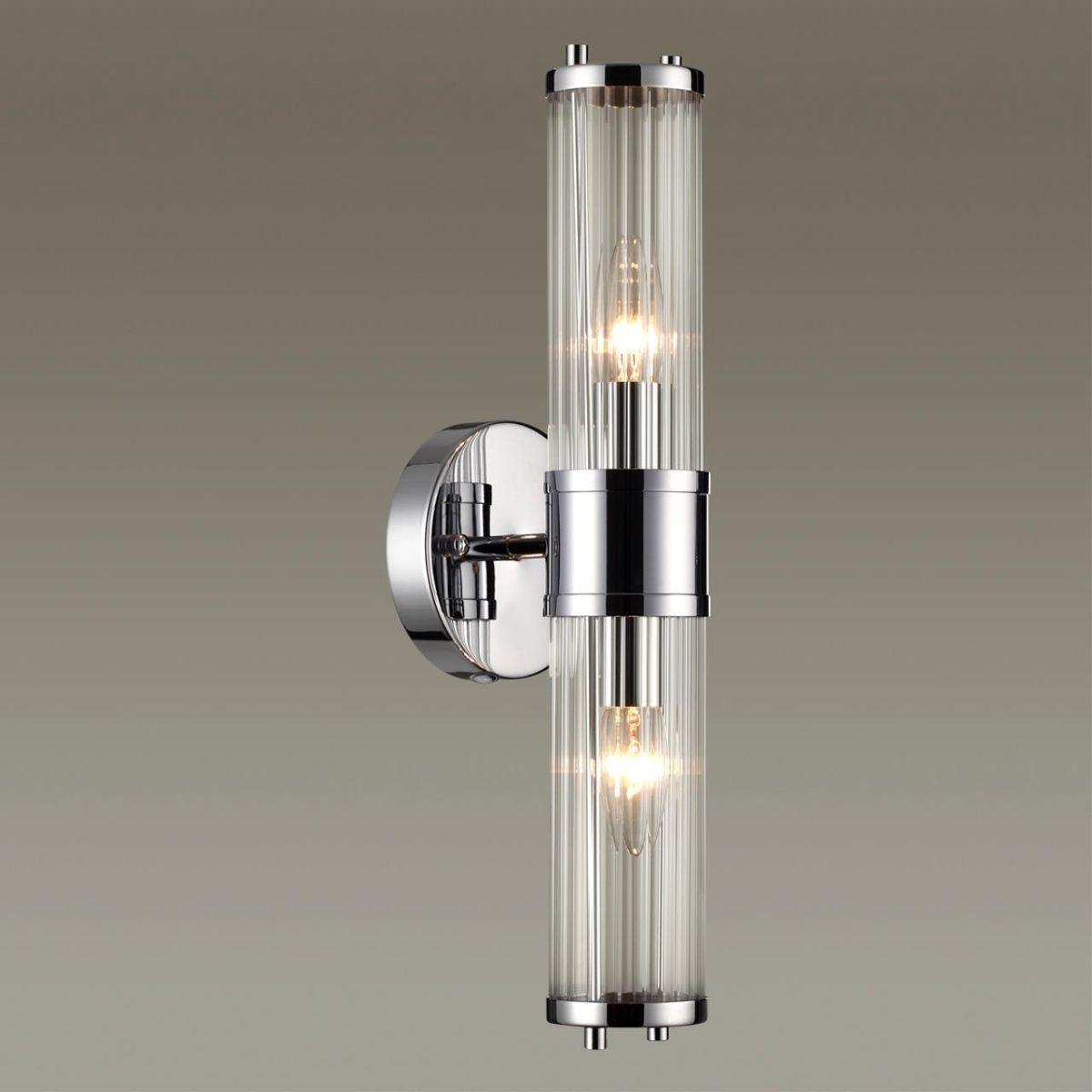 подсветка для зеркал odeon light drops kepa 4945/2w