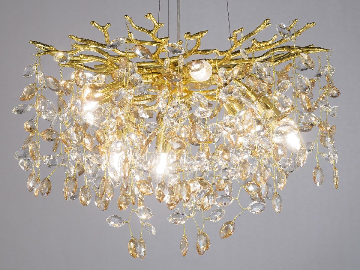подвесная люстра lumina deco brevia ldp 8027-800 gd
