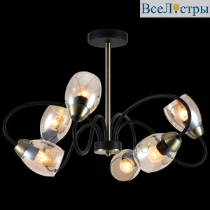 Люстра на штанге Reluce 01270-0.3-06B BK+AB