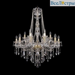 Подвесная люстра Bohemia Ivele 1415/12+6/300/h-108 G