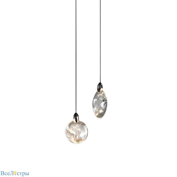 подвесной светильник delight collection colvin mt9176-2h pearl black