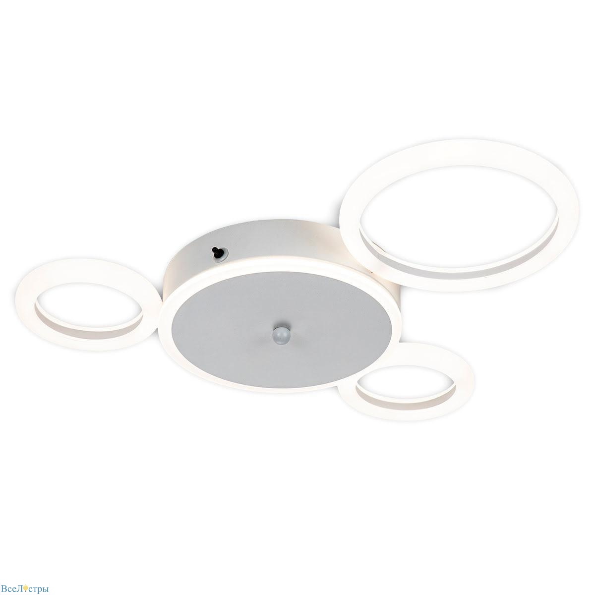 потолочная светодиодная люстра escada saturn 10268/4led white