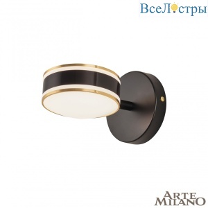 Бра Arte Milano Ferrara 277599/1B BK/GD
