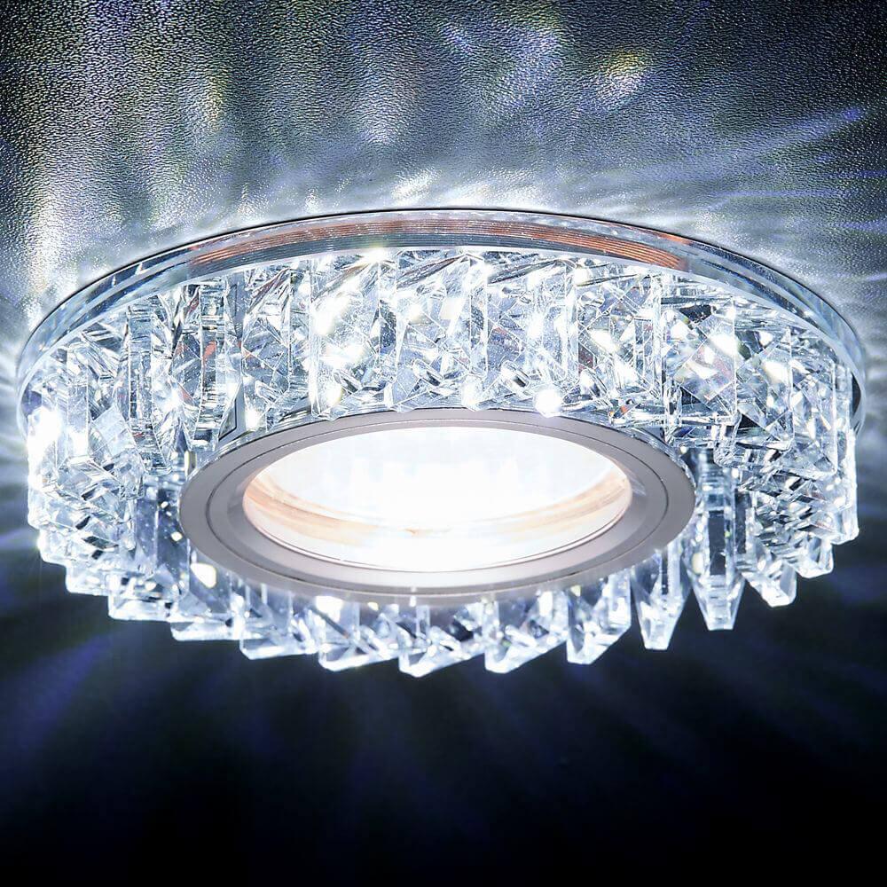 встраиваемый светодиодный светильник ambrella light led s255 br
