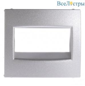Лицевая панель Legrand Valena розетки RJ45 алюминий 770255