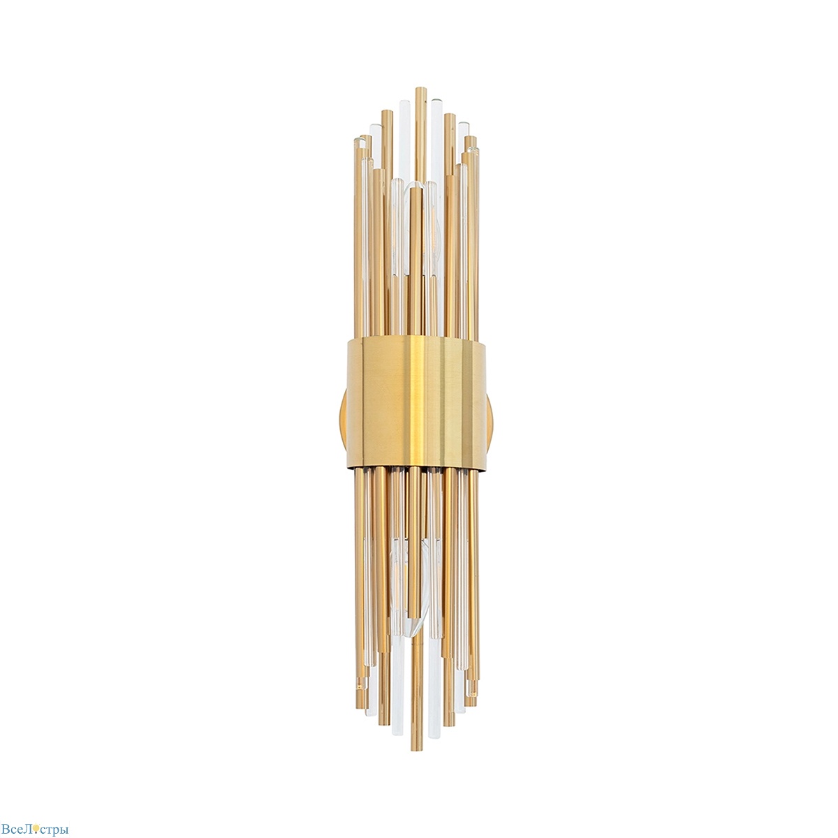 настенный светильник delight collection wall lamp b2562w-b gold