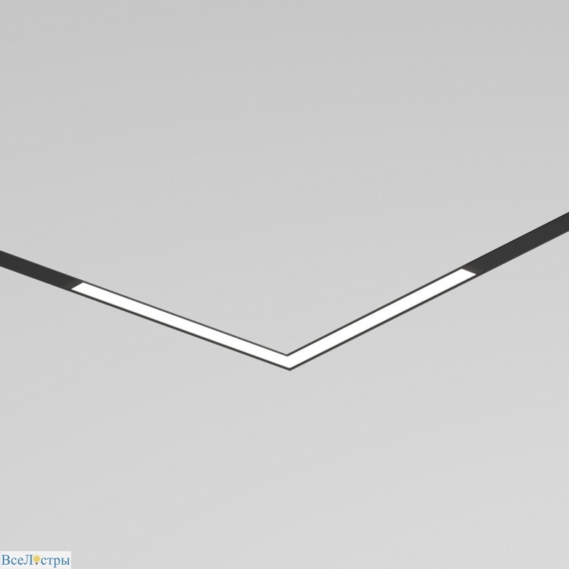 трековый однофазный светильник denkirs simple linear dk8214-bk
