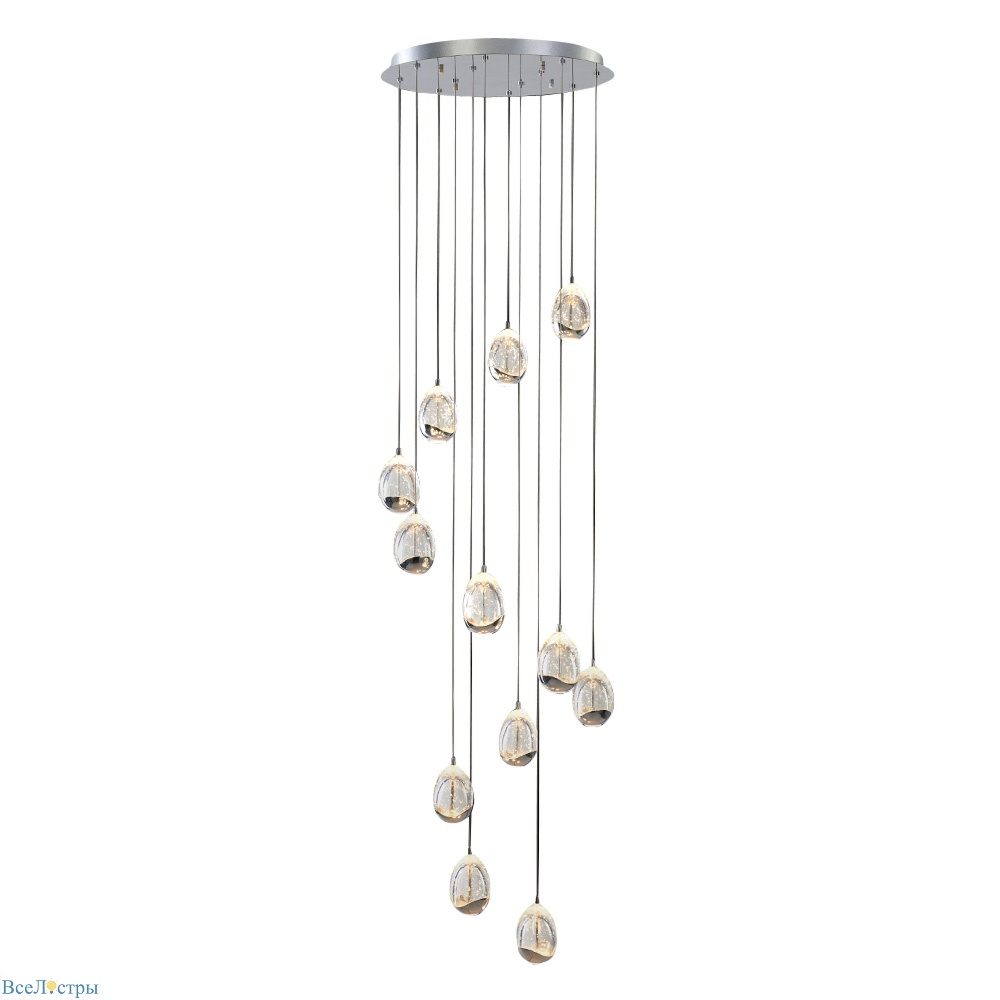 каскадная люстра delight collection terrene md13003023-12a chrome