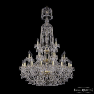 Подвесная люстра Bohemia Ivele Crystal 1409/16+8+4/300/XL-130/3d G