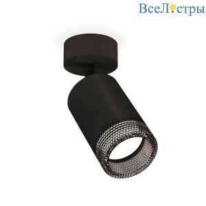 Комплект накладного светильника Ambrella light Techno Spot XM6313002 SBK/BK черный песок/тонированный (A2210, C6313, N6151)