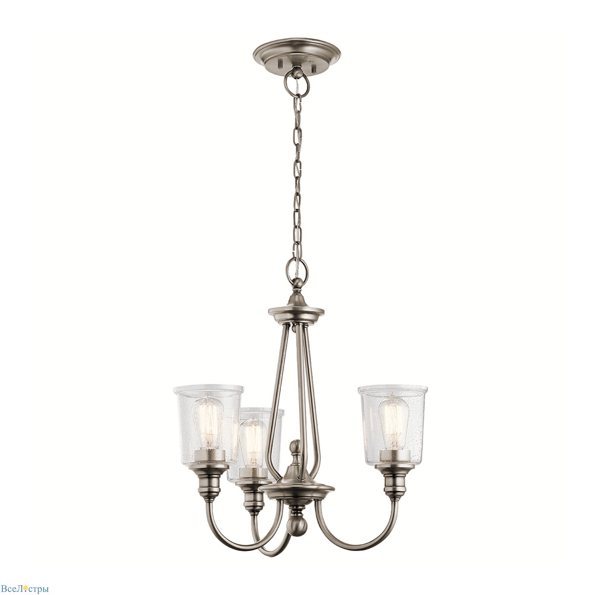 подвесная люстра kichler waverly kl-waverly3-clp