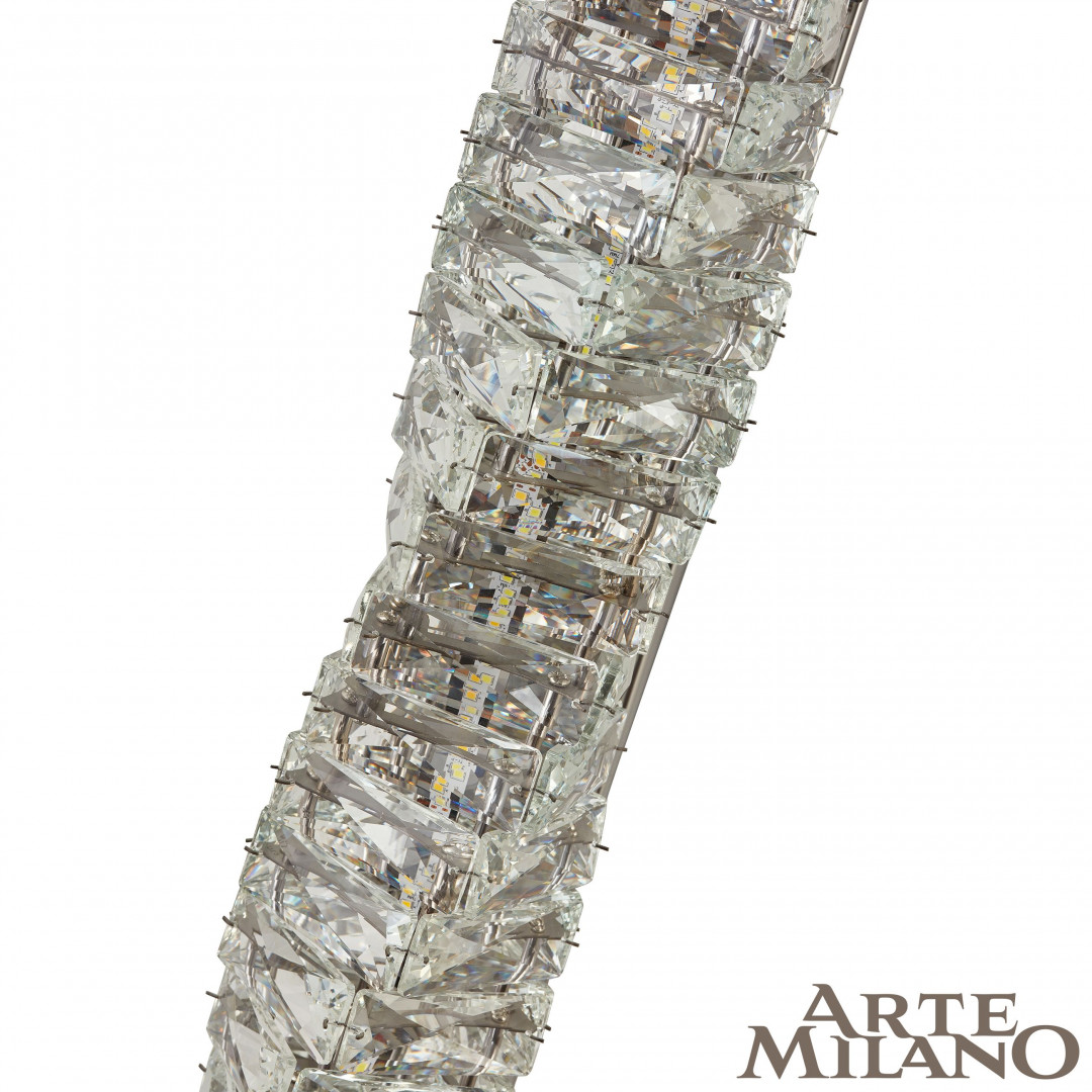 настенный светильник arte milano 2152b.d110.h500.led.5 ni