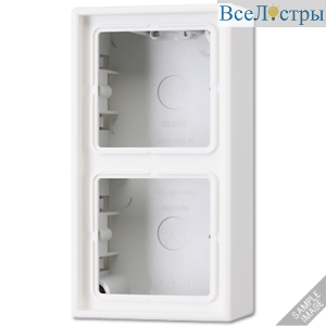 Коробка двухместная Jung LS582AW