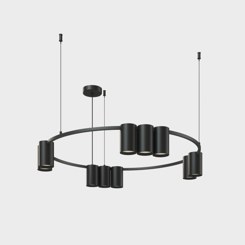 подвесная люстра denkirs orbit dk4065-bk