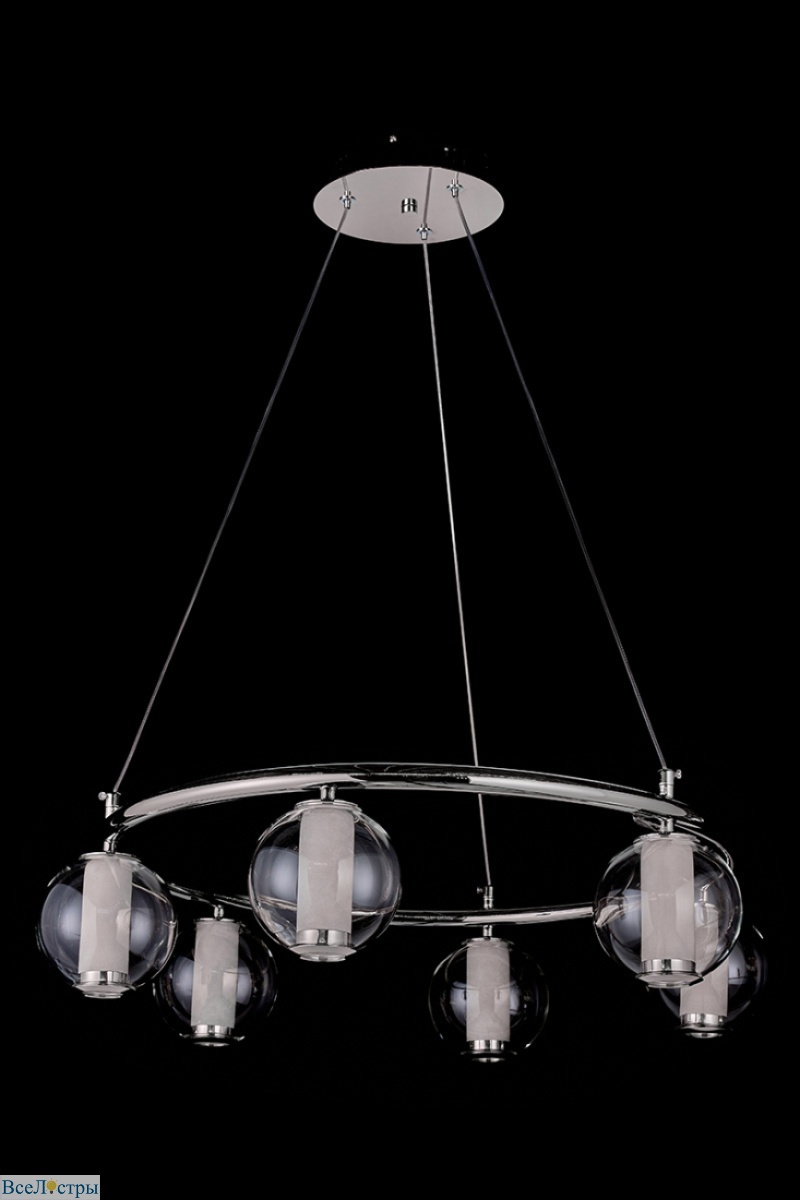 подвесная люстра aurore le7703/6 chrome