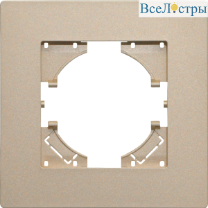 Рамка пластиковая на 1 пост Arlight FRM-PERIO-PL-1-GD 049691