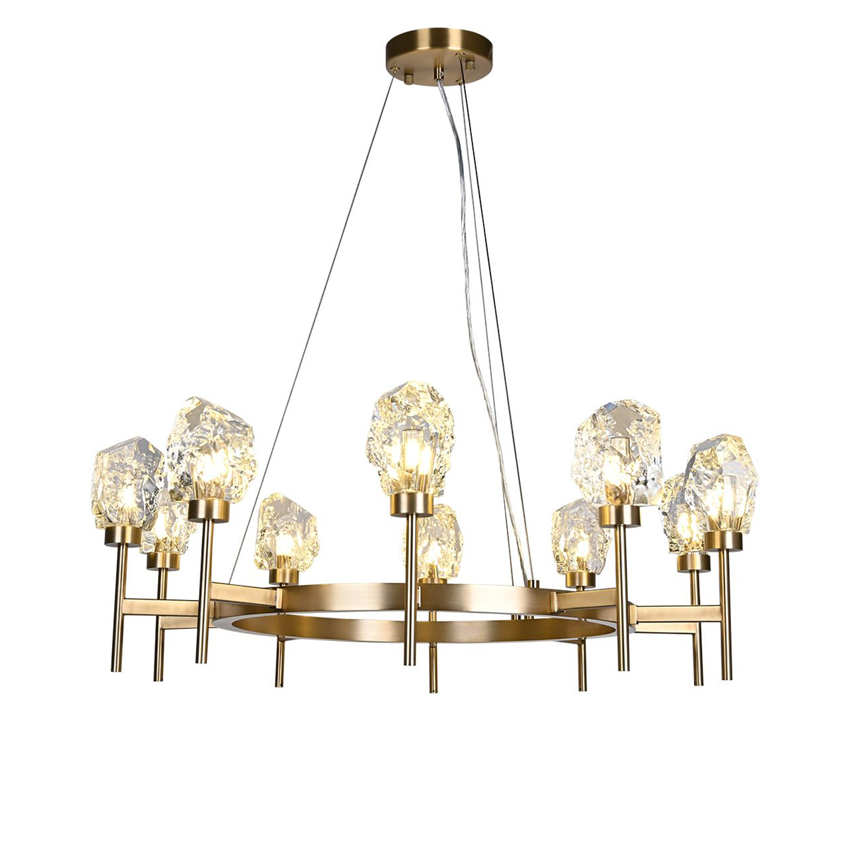 подвесная люстра delight collection brch9162-10 antique brass
