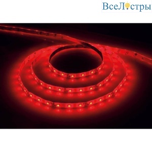 Светодиодная влагозащищенная лента Feron 4,8W/m 60LED/m 2835SMD красный 5M LS604 27676
