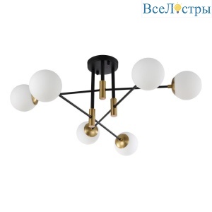 Потолочная люстра Crystal Lux Fidel PL6 Black