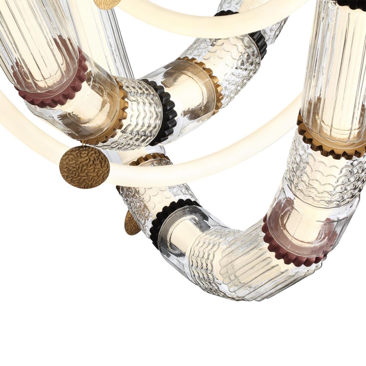 потолочная люстра odeon light l-vision collier 5455/80cl