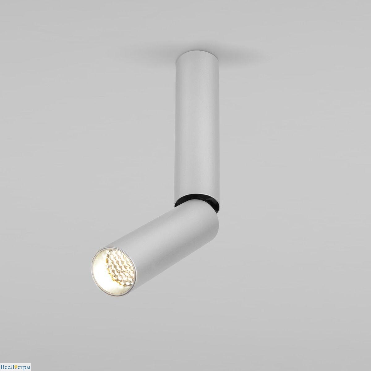 светодиодный спот elektrostandard pika 25029/led серебро a061111