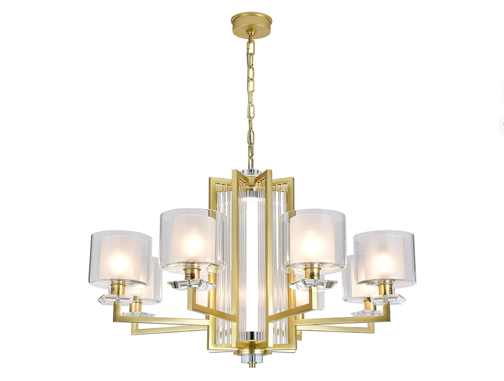 подвесная люстра newport 4408+1/c mat.gold м0071514