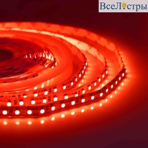 Светодиодная лента Apeyron 12В СТ 9,6Вт/м smd3528, 120д/м IP20 5м красная 00-13