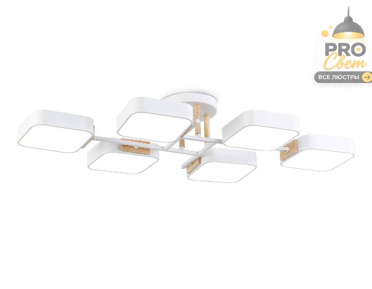 потолочная люстра ambrella light linetech comfort fl4886