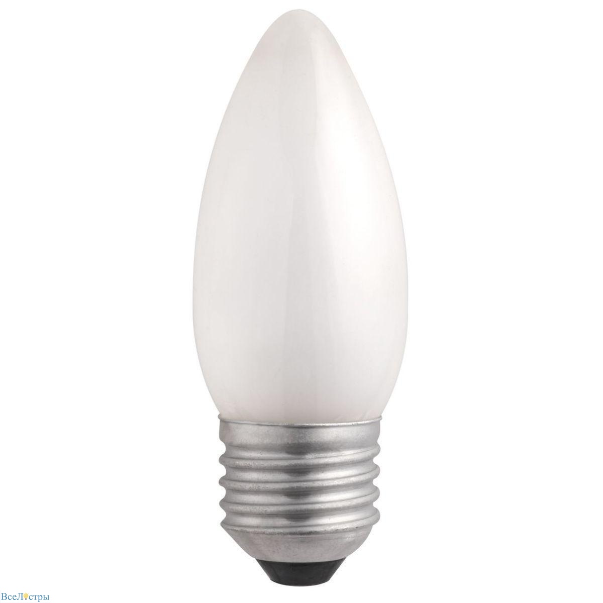 лампа накаливания jazzway e27 40w 2700k матовая 3320560