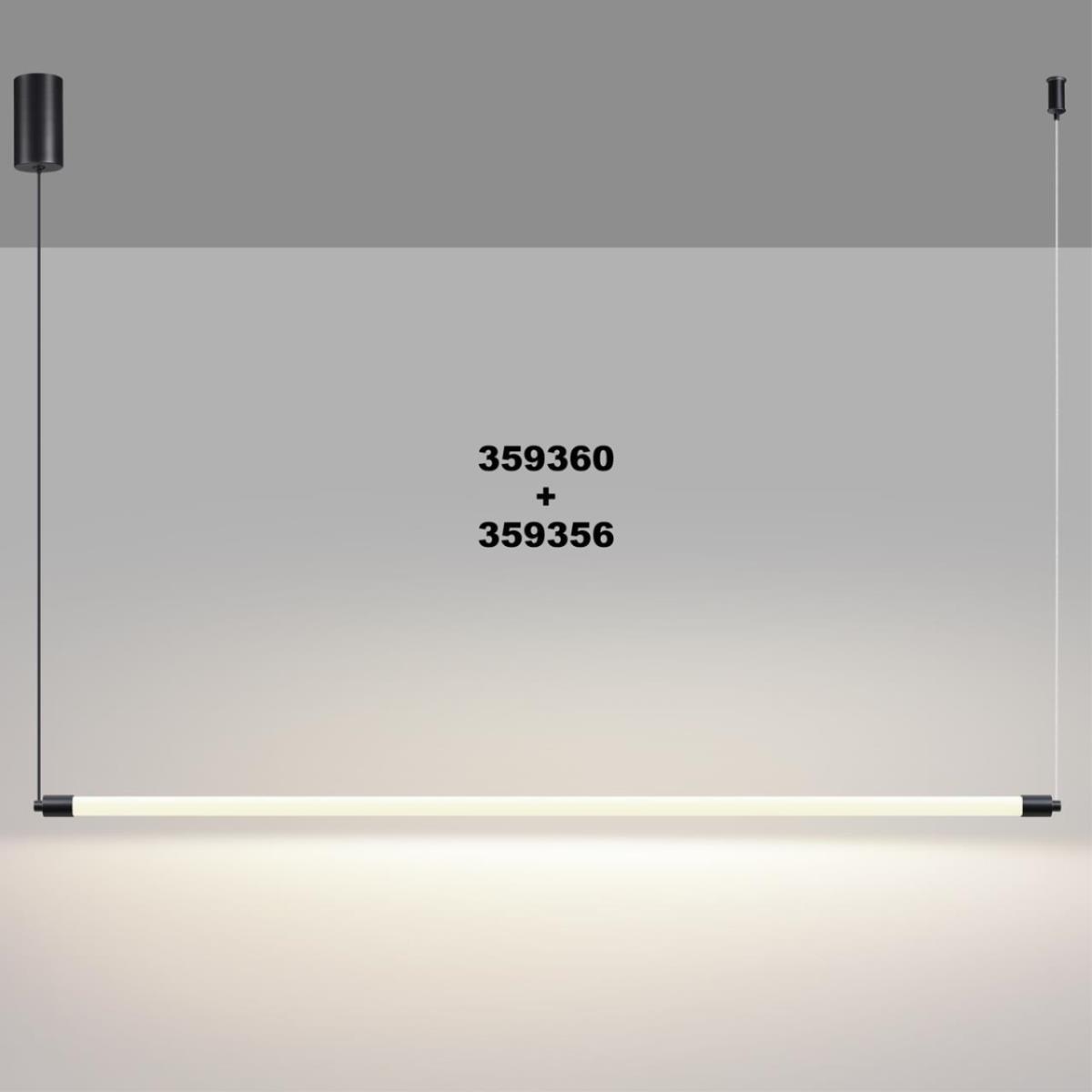 линейный светодиодный светильник novotech konst 359356