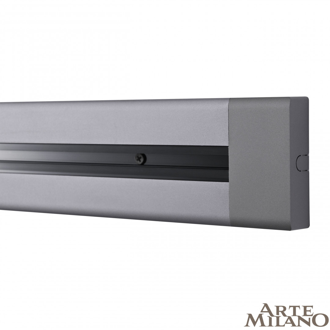 накладной шинопровод arte milano am-track-sockets 382305to/50 grey