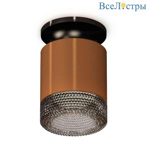 Комплект накладного светильника Ambrella light Techno Spot XS7404102 SCF/BK кофе песок/тонированный (N7926, C7404, N7192)