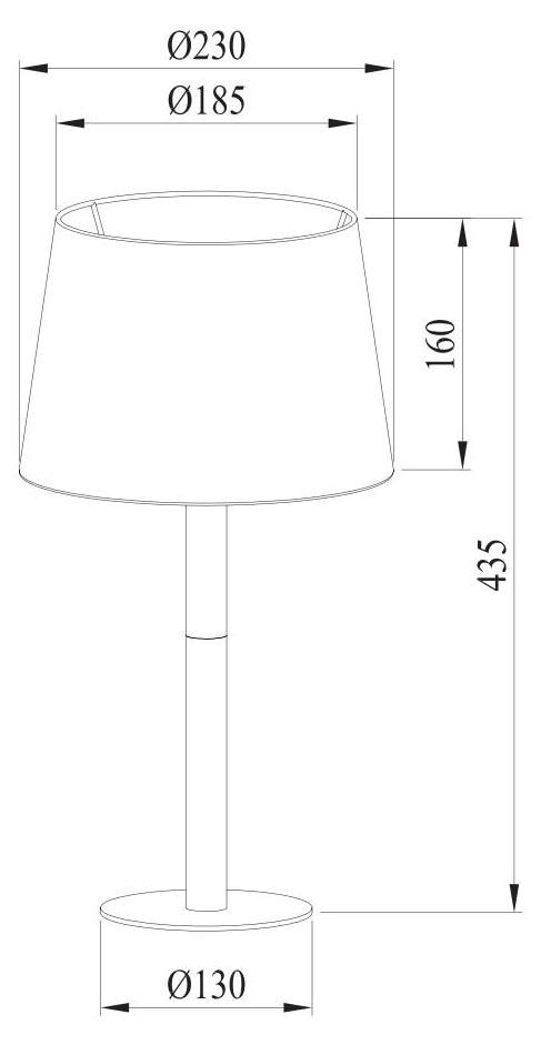настольная лампа arte lamp connor a2102lt-1wh