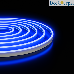 Светодиодный неон Apeyron 24В, 10Вт/м, синий, smd 2835 120д/м, PCB 8мм,6х12мм, 5м, IP65 17-303