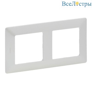 Рамка 2-постовая Legrand Valena Life Жемчуг 754142
