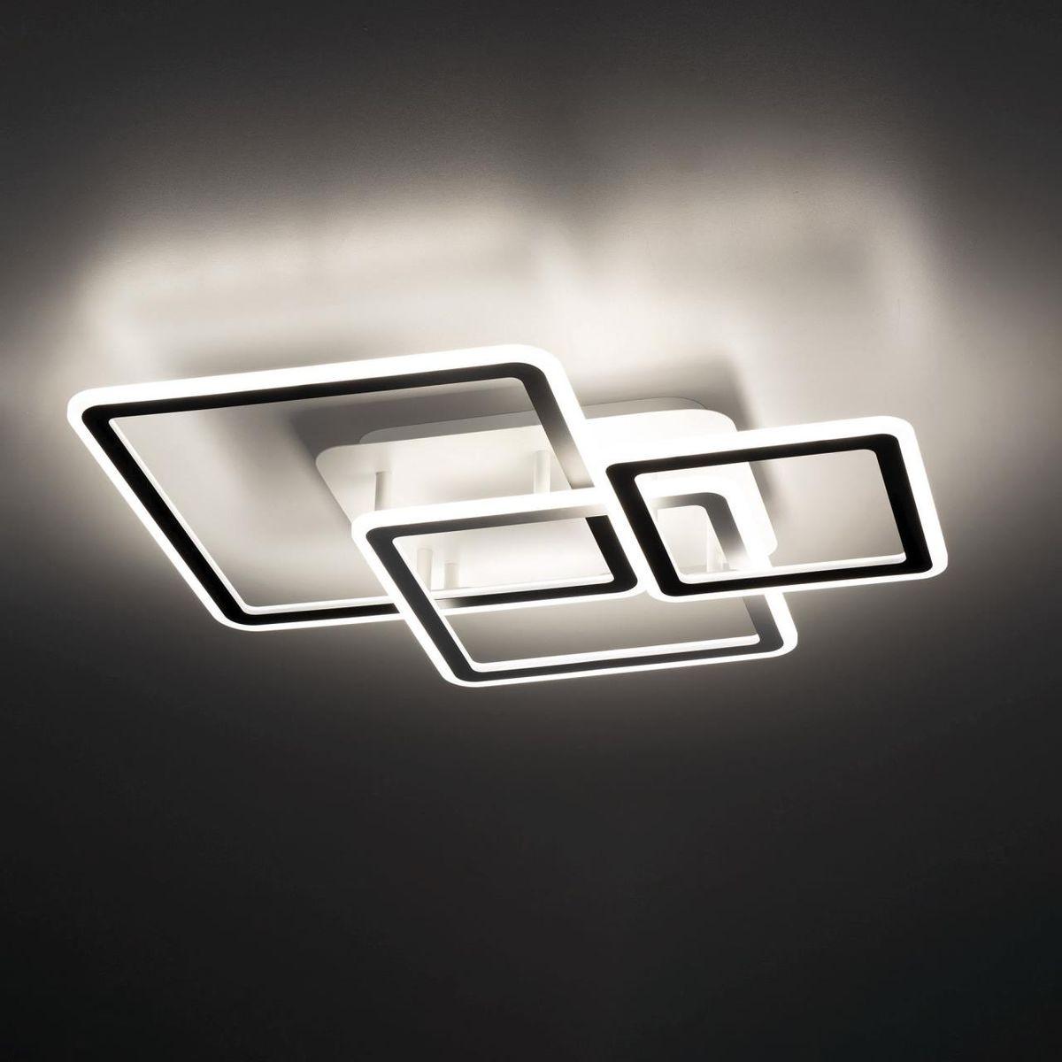 потолочная светодиодная люстра citilux тринити cl238231e