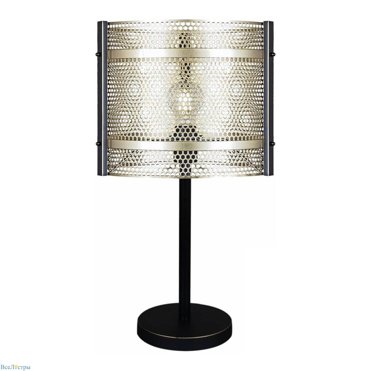 настольная лампа illumico il1003-1t-05 bk gd