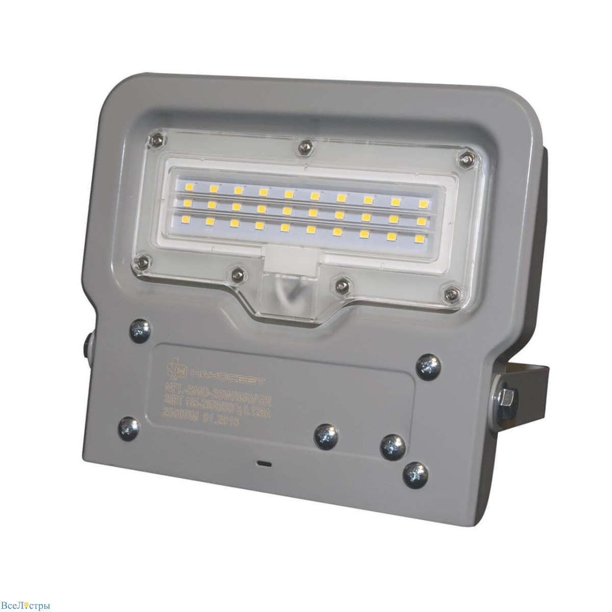 светодиодный прожектор наносвет nfl-smd-25w/850/gr l411