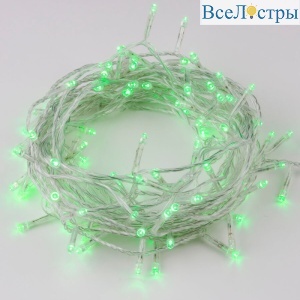 Светодиодная гирлянда (UL-00007198) Uniel 220V зеленый ULD-S1000-100/DTA Green IP20