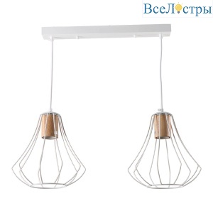 Подвесной светильник IMEX MD.9052-2-P-WH+WOOD