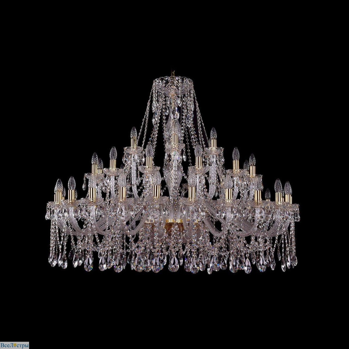 подвесная люстра bohemia ivele 1413/24+12+6/460 g