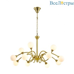 Подвесная люстра Milosh Tendence Lola 0927CL-12GD