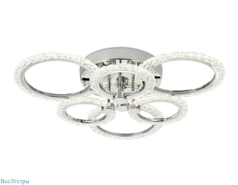 потолочная светодиодная люстра ambrella light acrylica original fa414