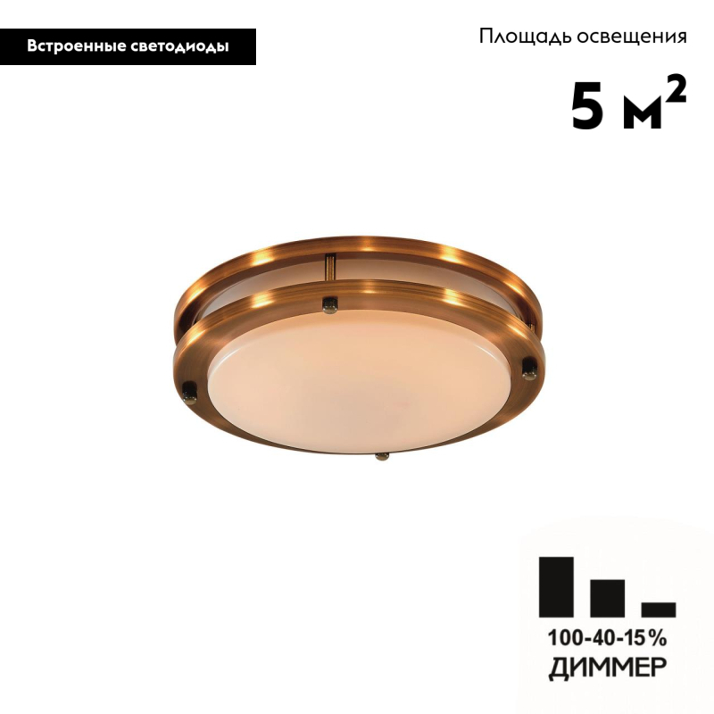 настенно-потолочный светильник citilux бостон cl709203n
