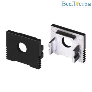 Набор заглушек Arlight SL-Slim-H13M Black с отверстием 032998