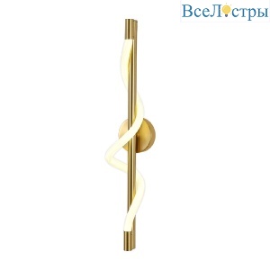 Настенный светильник Indigo Intreccio 14025/1W Brass V000142L