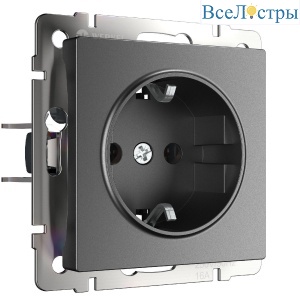 Розетка с заземлением Werkel W1171064 4690389194405 a063103