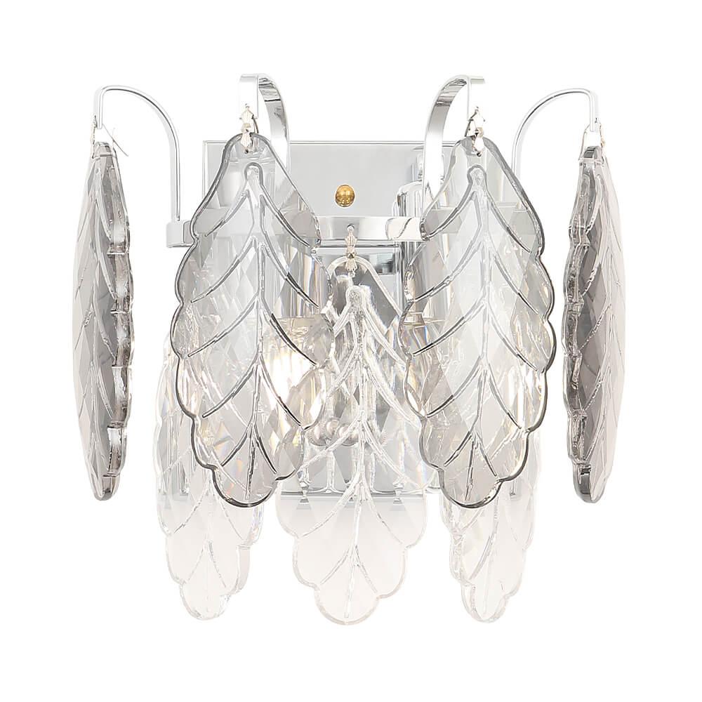 бра crystal lux trevi ap2 chrome