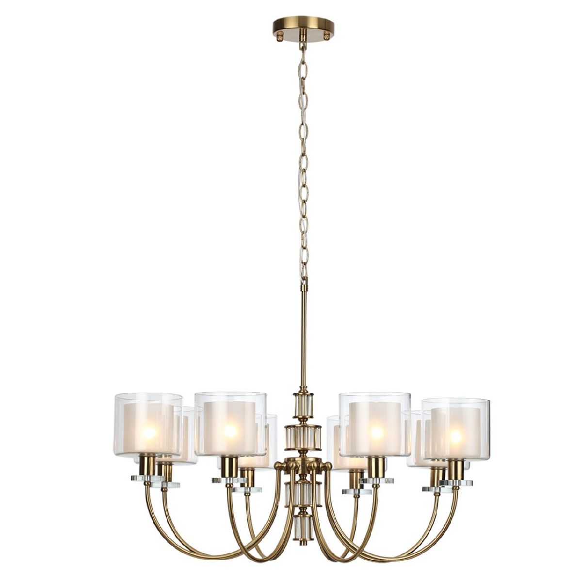 подвесная люстра odeon light saga classic 5088/8