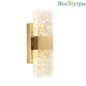 Настенный светильник Delight Wall lamp 88068W gold/clear